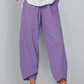 📢Last Day Special Price :￡11.99!!👖✨Vintage Asymmetrical Elastic Waist Pockets Pants – Unique Design, Comfortable Fit & Functional Style🌸