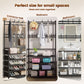 🏠 3-in-1 Entryway Organizer: Shoe Rack, Coat Rack & Shelves, 16mm Metal Frame, 4/5 Tiers