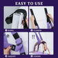 🧘 Yoga Stretching Band: 1.5m Soft Fabric, Adjustable Loops, Door Anchor, for Flexibility