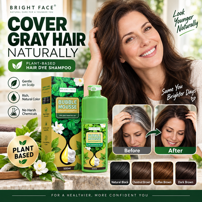 🏆 Last Day Special Price 13.99! 💇‍♀️Long‑Lasting Plant‑Based Foam Hair Dye｜Ammonia‑Free Easy DIY At‑Home Foam Hair Color