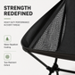 🔥Rock Anywhere Instantly! No-Sag 113kg Foldable Camping Chair
