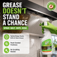 🍑 Heavy-Duty Kitchen Degreaser Spray: Fast-Acting Grease Melter, Peach Scent, 500ml, Perfect for Range Hoods & Stoves