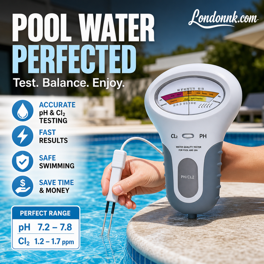 🧪 LIMITED TIME 50% OFF! 🏊 pH & Cl2 Chlorine Tester – Precise Measurement of pH & Chlorine in Pool – Simple, Fast, Reliable 💧