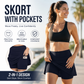 🌞 Today！ 50% OFF!!❄️👚Anti-Chafing Active Skort – Super soft and comfortable🔥