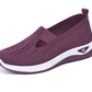 👟 Women's Woven Orthopedic Breathable Soft Sole Shoes — Lightweight Slip-On Walking Shoes with Arch Support
