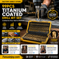 🔥99PCS Titanium Coated Drill Bit Set