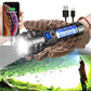 🔦 Super Powerful LED Torch – 2000+ Lumens with Adjustable Focus & Multiple Modes, Rechargeable for Camping, Hiking & Emergencies 🏕️⚡