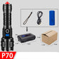 🔦 Super Powerful LED Torch – 2000+ Lumens with Adjustable Focus & Multiple Modes, Rechargeable for Camping, Hiking & Emergencies 🏕️⚡