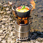 Multifunctional Camping Stainless Steel Wood Burning Stove