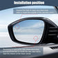 2PCS 360 Degree Adjustable Angle HD Glass Blind Spot Mirrors