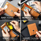 ⏰Limited-Time Discount!!⏰ RFID-Blocking Leather and Carbon Fiber Credit Card Holder