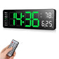 🕐💡 50% OFF! ⌚16" Large Digital Clock with Temperature, Date, Auto DST, Night Light, Auto Brightness Dimmer – Smart Display for Every Room
