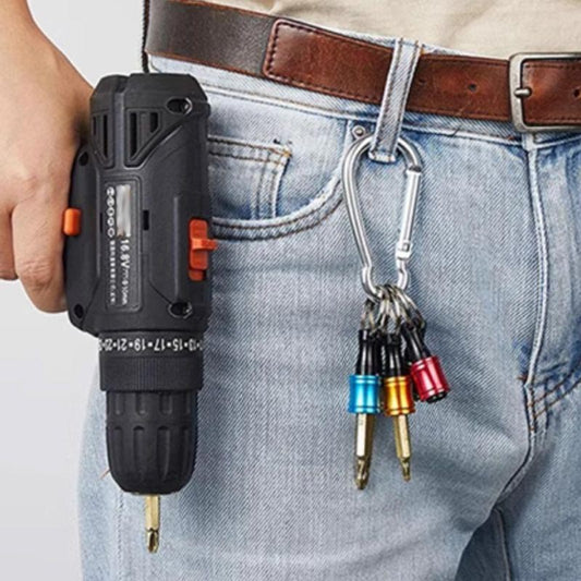 🔩1/4" Hexagonal Screwdriver Bit Holder Key Rings