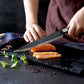 🍴 Stainless Steel Knife Set Block — ”Professional Kitchen Knives Sharp Durable"