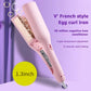 🔥 French V-Shape Egg Roll Hair Waver: Anti-Scald, 15s Heat-Up, 4 Temps, 40M Ions