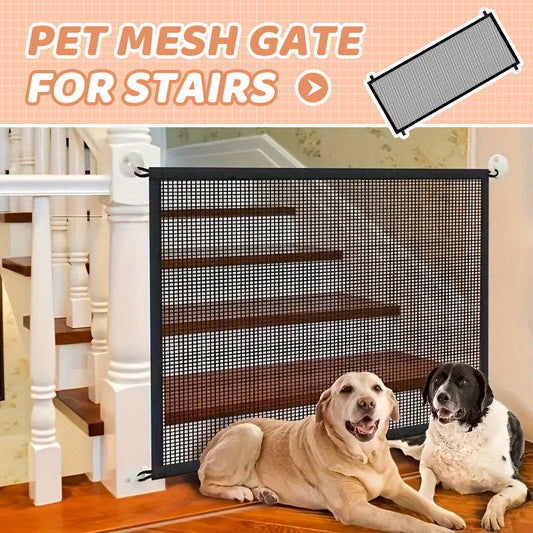 🔥Hot Sale🔥Pet Mesh Gate for Stairs