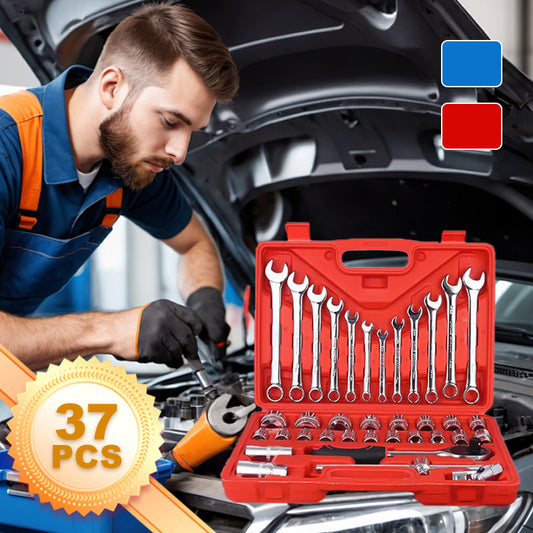 🔥New Year Promotion🔥37 PCS Car Repair Tool Kit