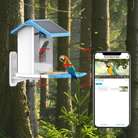 Outdoor Automated Bird Feeder with AI Recognition