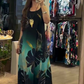 💖LAST DAY SALE 50% OFF💖Women’s Loose Printed Sleeveless Maxi Dress
