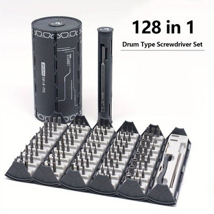 📣50% OFF Clearance🪛128-in-1 Precision Screwdriver Set Disassembly And Repair Tool Multi-function Manual Screwdriver Book Set