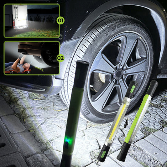 ⏳🔥LIMITED-TIME 50% OFF! ⏰Rechargeable LED Work Light with Hook – 50% OFF! 3 modes, dual 2600mAh batteries, 3+ hours runtime – tough & portable.🛠️⚡