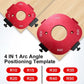 🔧 4 in 1 Arc Angle Positioning Router Template