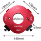 🔧 4 in 1 Arc Angle Positioning Router Template