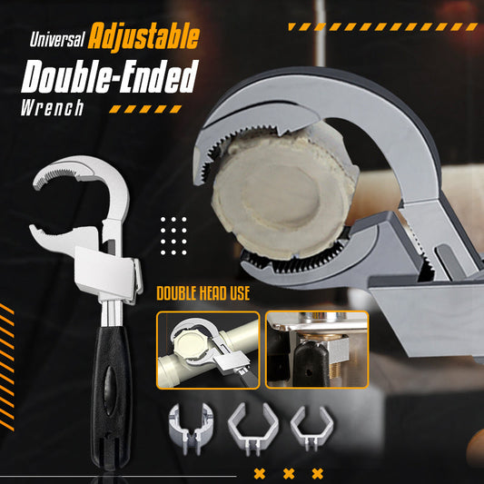 🔧 Universal Bathroom Wrench: 80mm Opening, Anti-Slip, Aluminum Alloy, for Faucet & Pipe