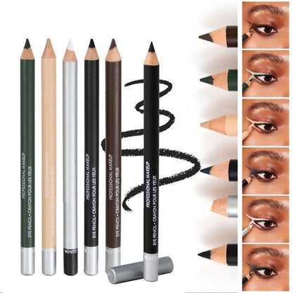 🏆 Last Day Special Price £9.99 ! 💜Buy 1 Get 1 FREE💜Wooden Waterproof Long-Lasting Hard Eyeliner