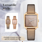 Women's Vintage Luxury Square Watch