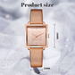 Women's Vintage Luxury Square Watch