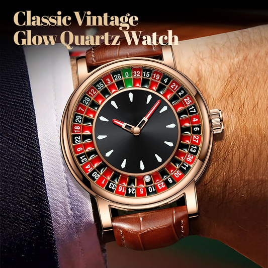 Classic Vintage Glow Quartz Watch