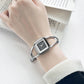 Minimalist Fashion Square Dial Quartz Watch