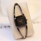 Minimalist Fashion Square Dial Quartz Watch