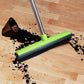 🧹 Pet Hair Remover Rubber Broom: Telescopic Handle, Built-In Squeegee, TPR Bristles