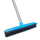 🧹 Pet Hair Remover Rubber Broom: Telescopic Handle, Built-In Squeegee, TPR Bristles