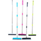 🧹 Pet Hair Remover Rubber Broom: Telescopic Handle, Built-In Squeegee, TPR Bristles