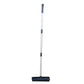 🧹 Pet Hair Remover Rubber Broom: Telescopic Handle, Built-In Squeegee, TPR Bristles