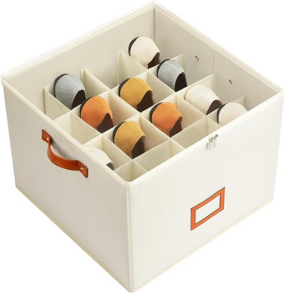 🔼 Vertical Shoe Organiser with Stackable Design — Clear Cover & Adjustable Compartments