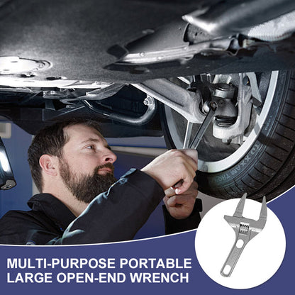 Multi-Purpose Portable Large Open-End Wrench