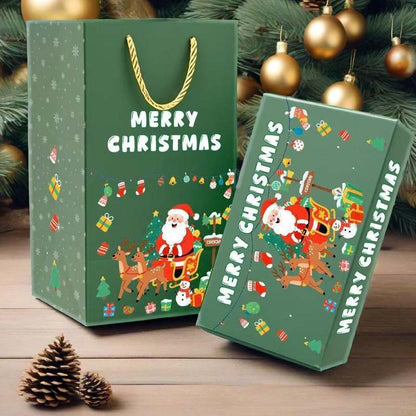 🎄 Unique Folding Bouncing Christmas Gift Box - Festive Surprise Gift