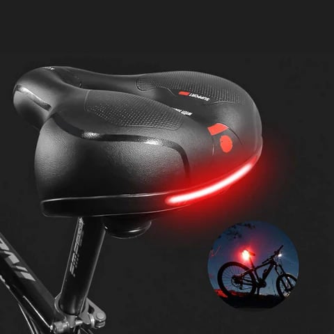 Comfortabel en ademend fietszadel
