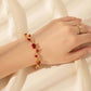 Women's Dainty Leaf Charm Bracelet
