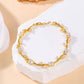 Women's Dainty Leaf Charm Bracelet