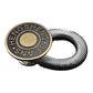 Spring-Loaded Metal Waist Extender Button for Jeans