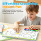 Finger Painting Book & Paint Set for Kids