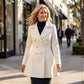 Women's Casual Double-Breasted A-Line Coat