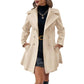 Women's Casual Double-Breasted A-Line Coat