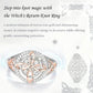 Elegant 2-Tone Celtic Knot Zircon Ring