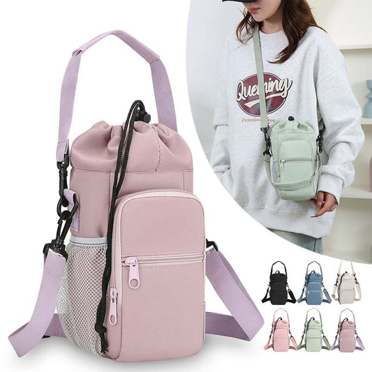 Multi-Functional Water Bottle Carrier Bag with Pockets